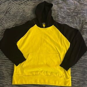 Mlanm Sz Small Yellow & Black Mens Hoodie